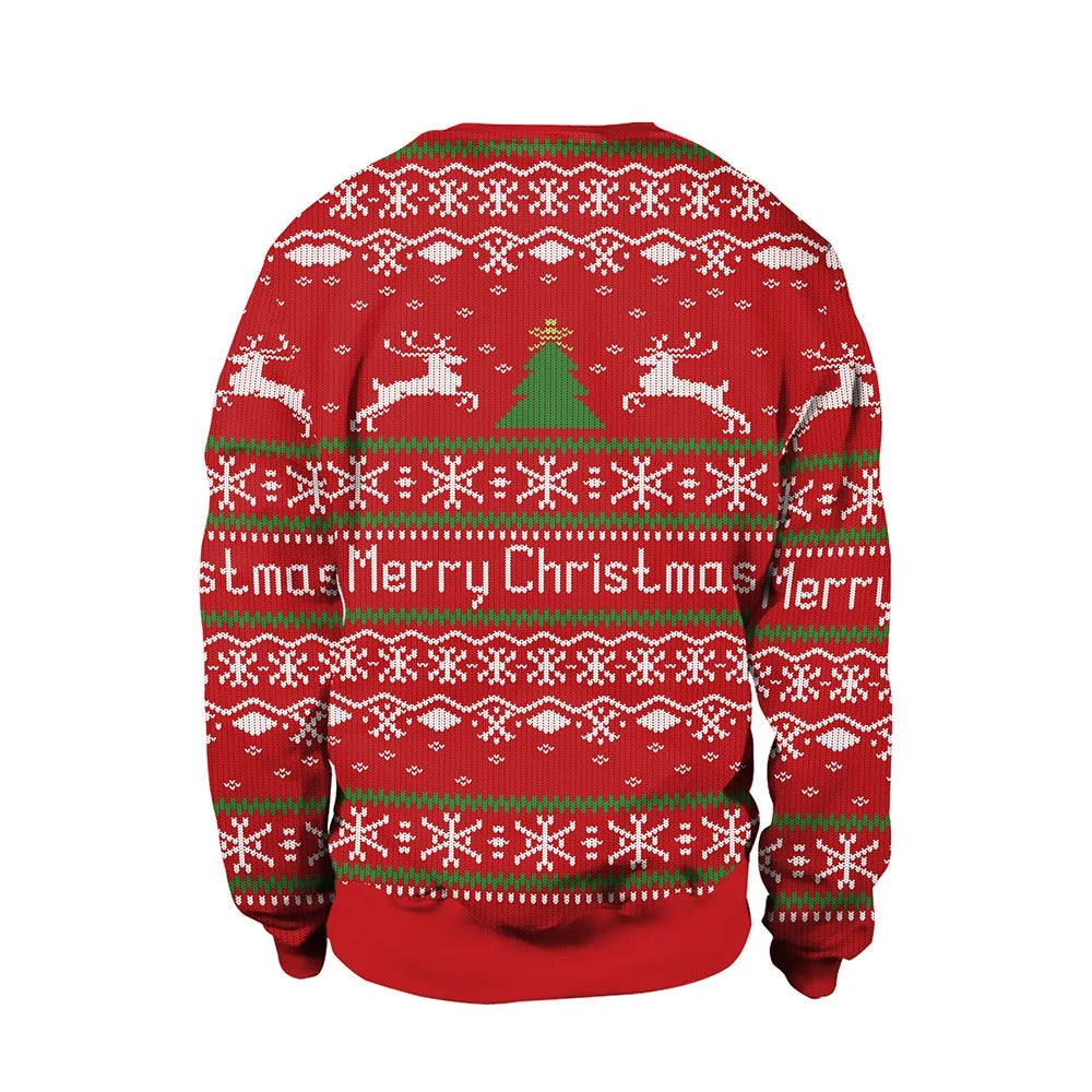 Pull imprimé de Noël