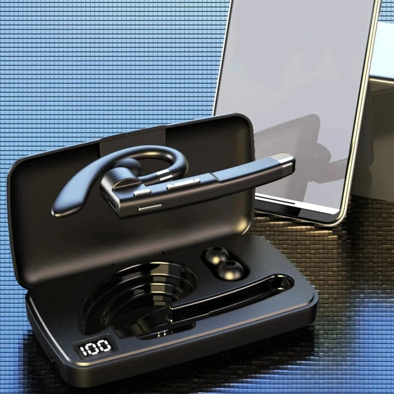 Écouteur de sport à suppression de bruit à affichage numérique