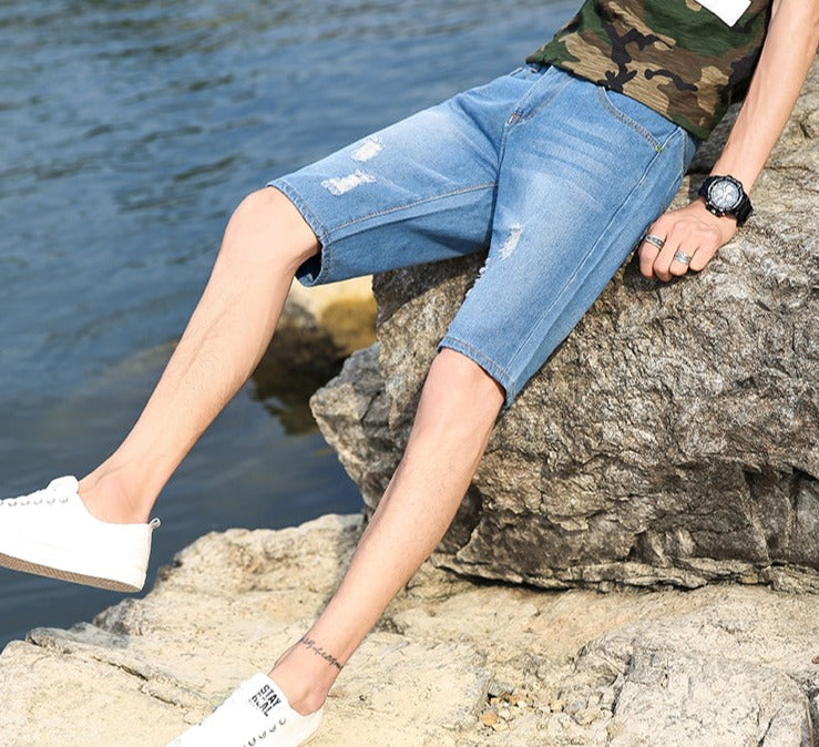 Shorts en denim pour hommes