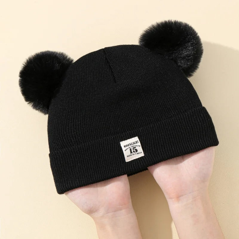 Bonnet bébé tricoté en laine