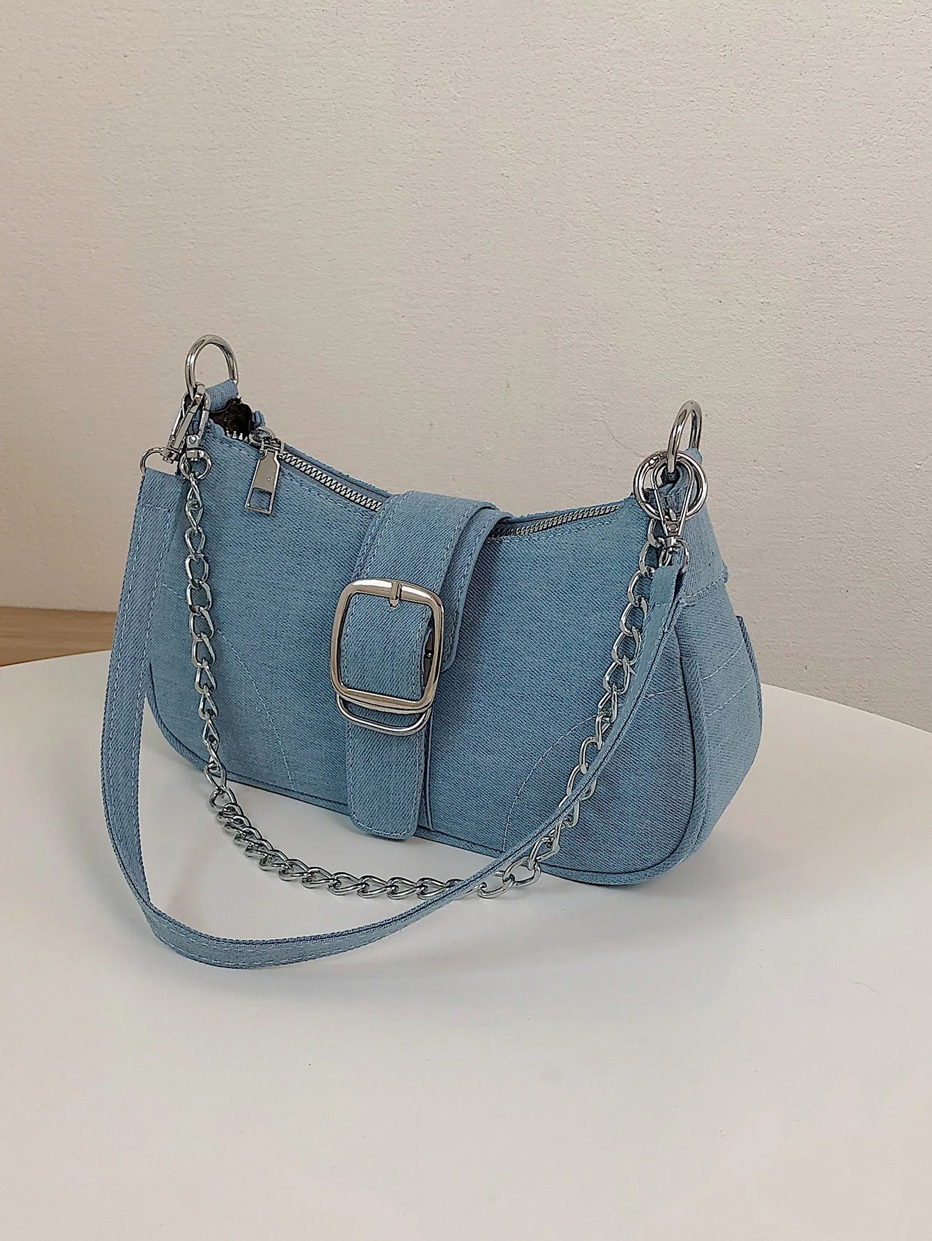 Sac à bandoulière en denim pour femmes