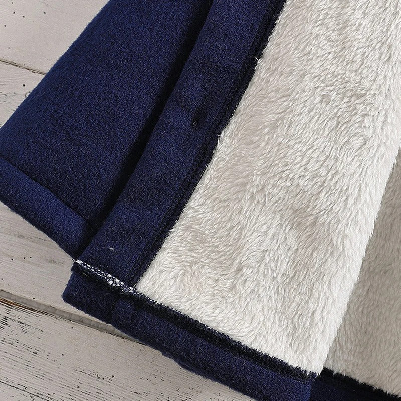 Manteau en polaire épaissi à capuche pour enfants