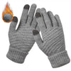 Gants d&#39;hiver classiques en tricot à écran tactile