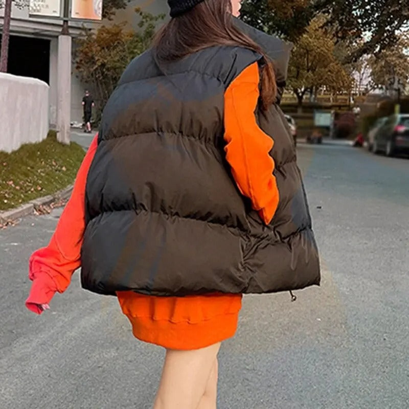 Gilet en duvet chaud pour femmes