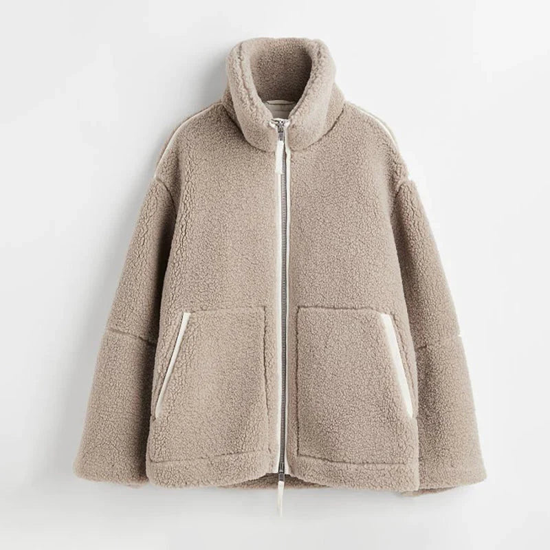Variant image for Veste Femme Décontractée en Mélange de Polyester et Acrylique-6