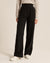Pantalon Fluide Femme Large en Polyester Élastique 2