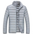 Veste en duvet de canard ultraléger blanche pour hommes