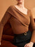 Haut Femme Asymétrique Chic Tissu Doux-2