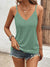 Variant image for Chemise Femme Décontractée Col en V Coton Sangles de Spaghetti-25