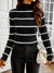 Pull Femme Rayé Style Décontracté en Coton 1