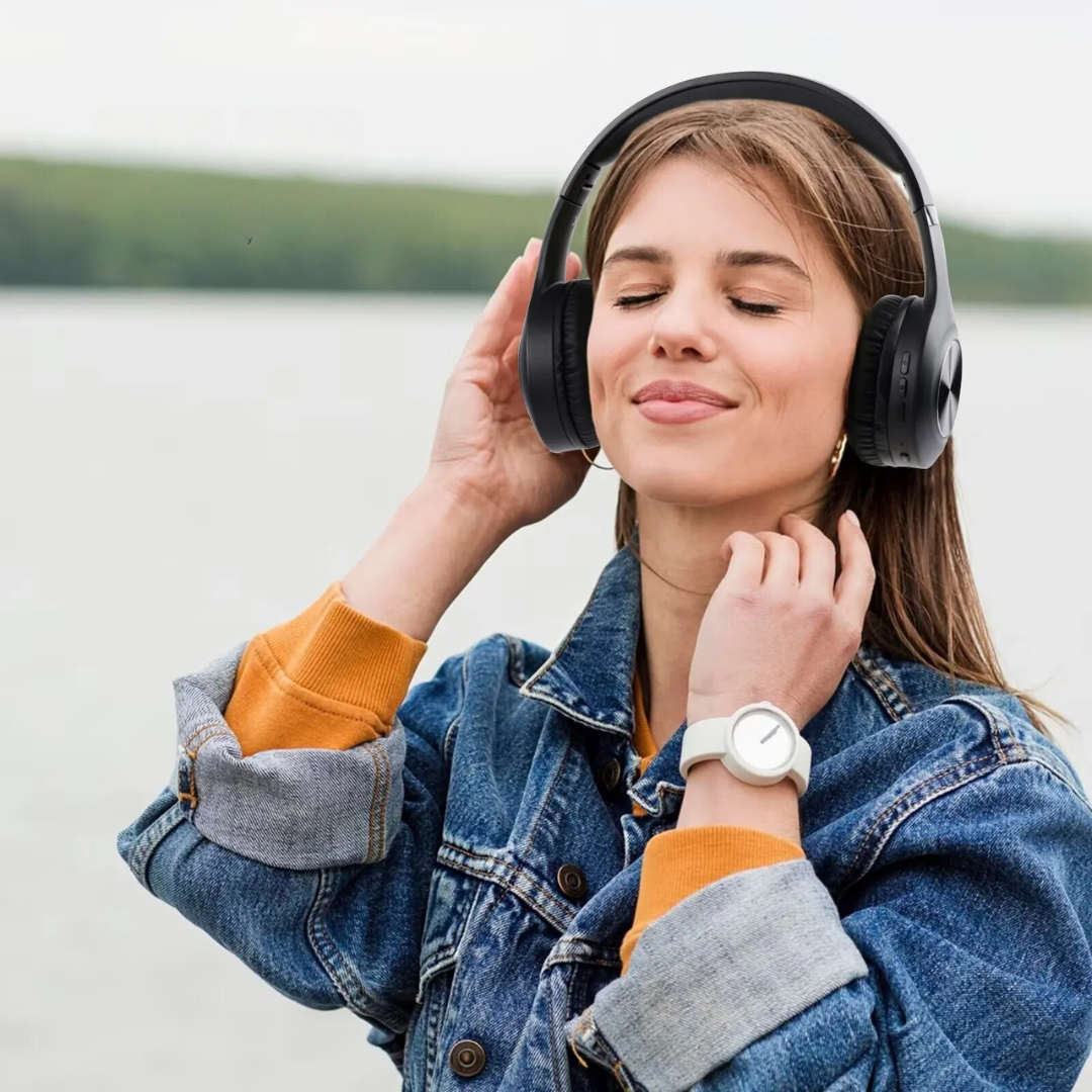 Casque sans fil supra-auriculaire pliable