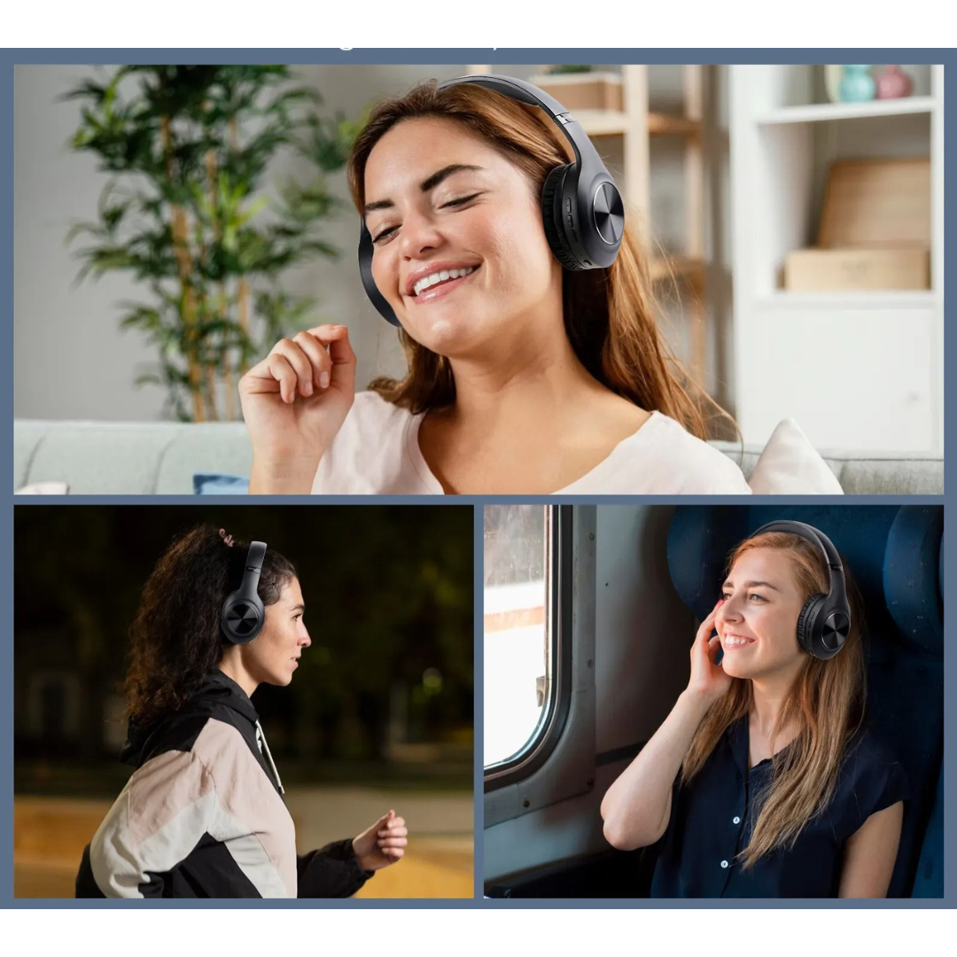 Casque sans fil supra-auriculaire pliable