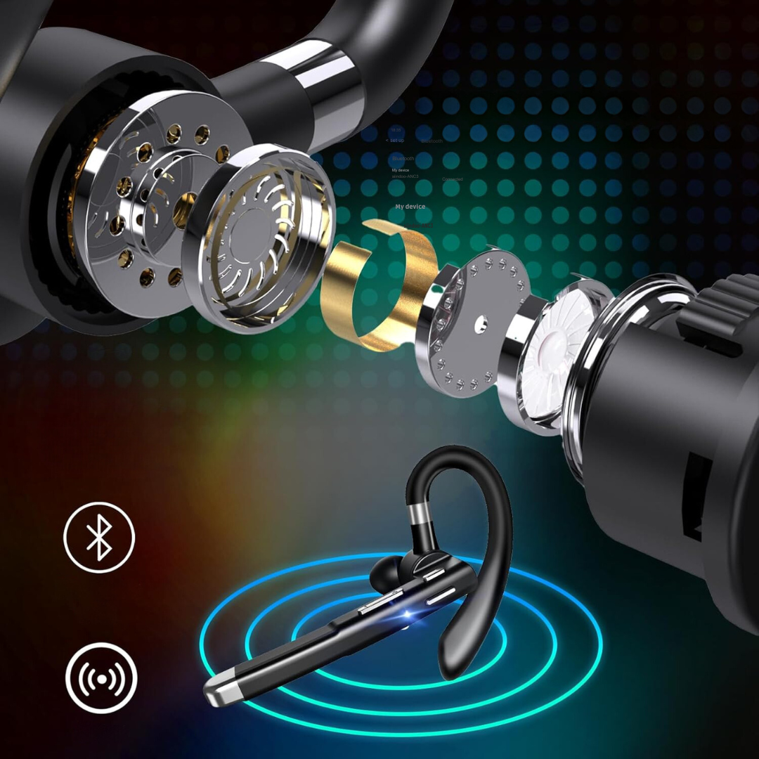 Écouteur de sport à suppression de bruit à affichage numérique