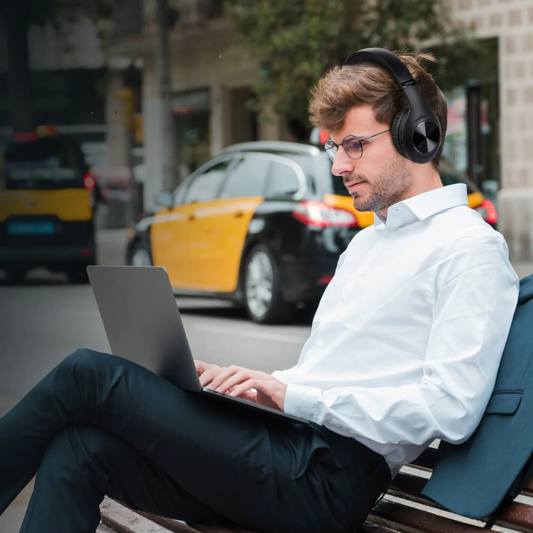 Casque sans fil supra-auriculaire pliable