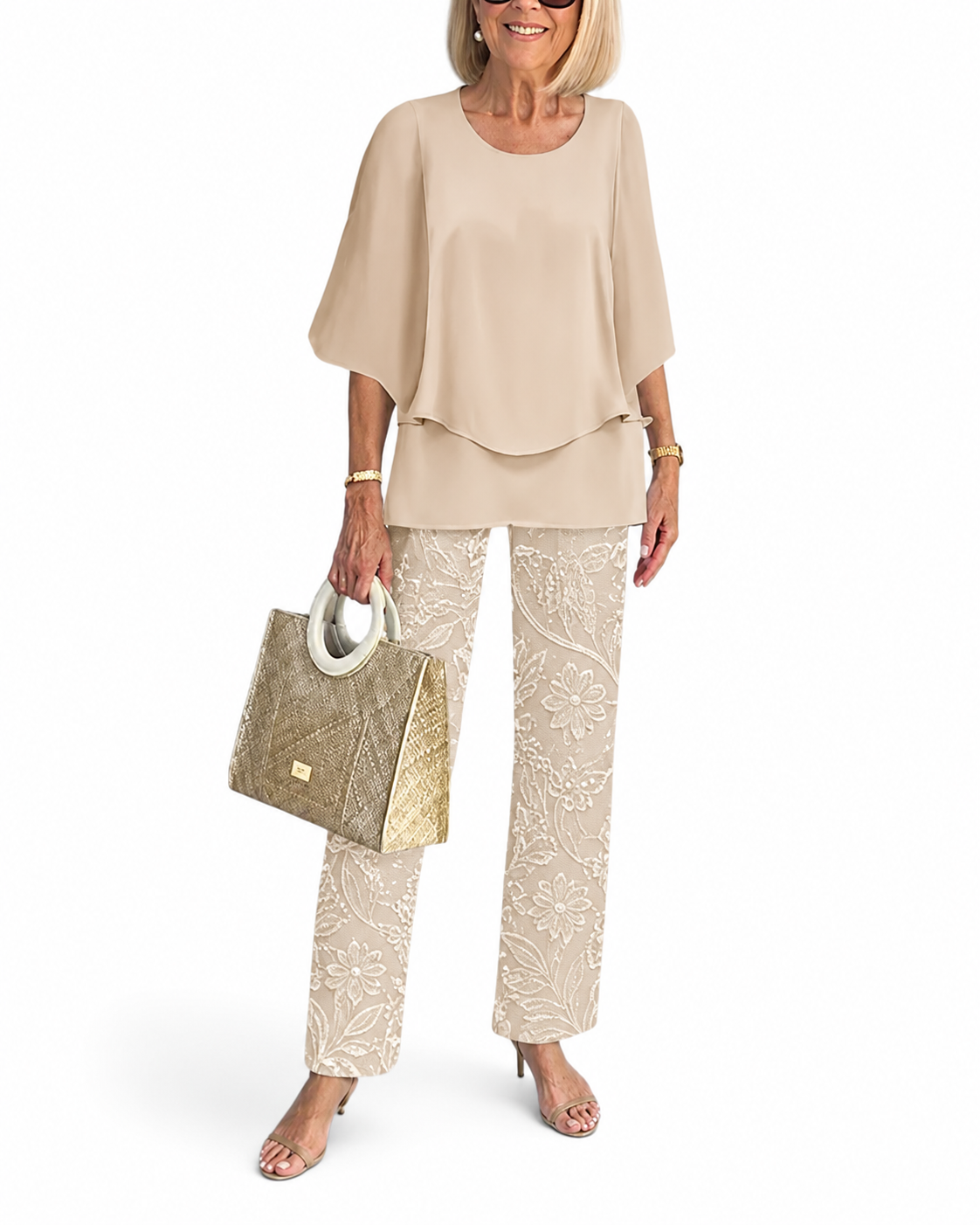 Ensemble Tailleur Femme Chic Polyvalent Deux Pièces