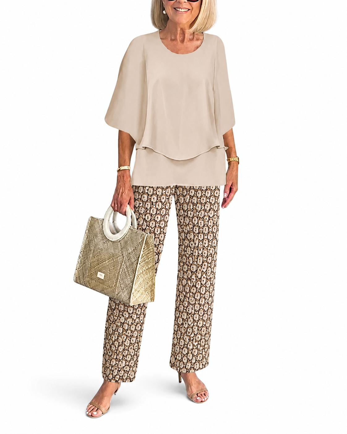 Ensemble Tailleur Femme Chic Polyvalent Deux Pièces