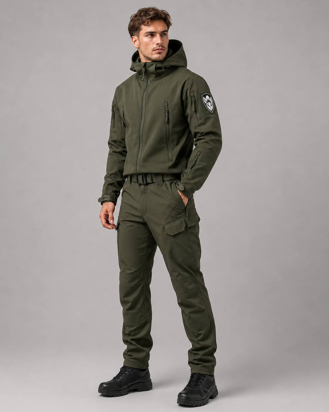 Ensemble Veste et Pantalon d'Extérieur Tactique pour Hommes