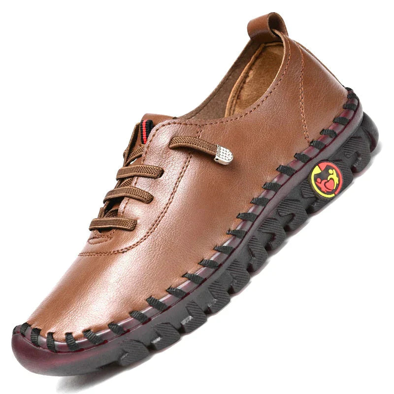 Chaussures Femmes Confortables Noires Orthopédiques Sans Ampoules Cuir Synthétique-5