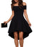 Robe de Soirée Épaules Dénudées Femme Polyester Élégante 1