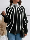 Variant image for Pull Femme à Rayures Confortable 100% Coton Casual Chic-1
