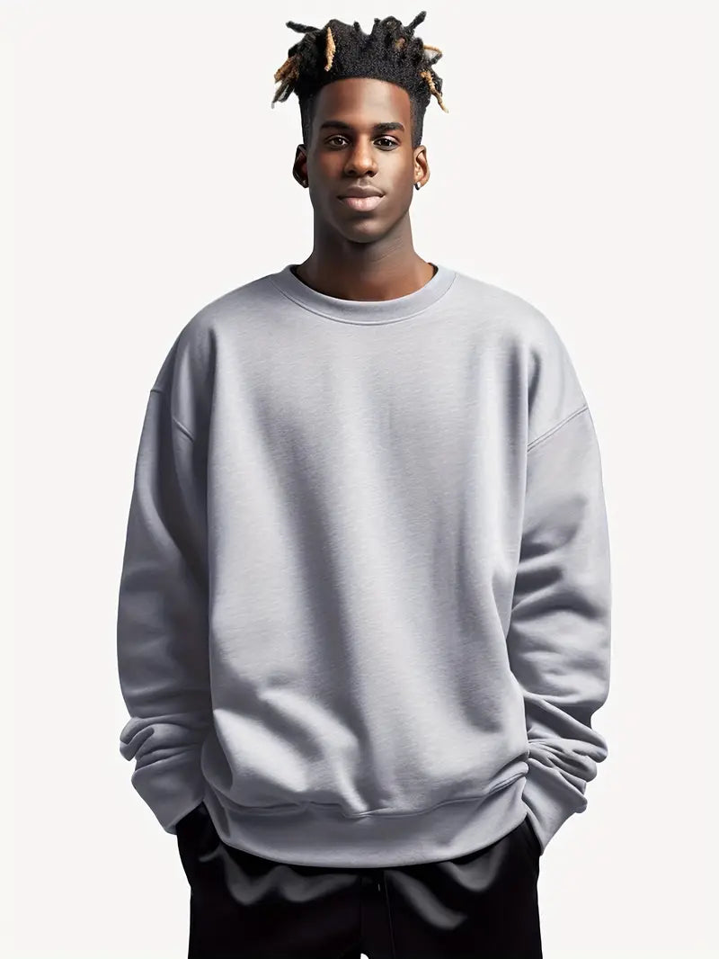 Variant image for Pull Homme Décontracté Circulaire 100% Coton-9