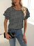 Variant image for Chemisier Femme Chic à Volants 100% Polyester-25