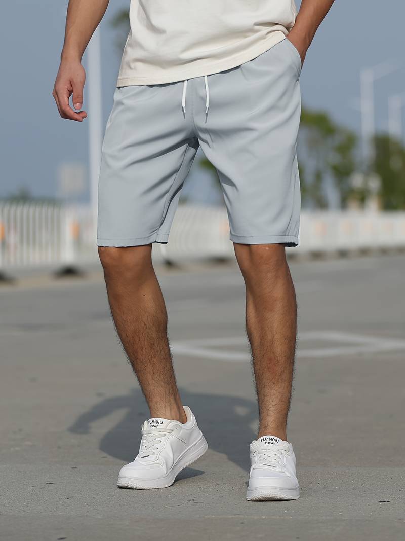 Variant image for Shorts Homme Décontractés en Coton Respirant avec Cordon Ajustable-36