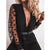 Blouse Femme Chic Col V Profond 100% Polyester-2
