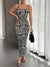 Variant image for Robe Femme Longue Sirène Élégante en Polyester pour Soirée-9