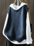 Pull Femme Décolleté Rond Sans Manches Confortable Mélange de Fibres Douces-1