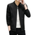 Veste coupe-vent zippée au cou pour hommes