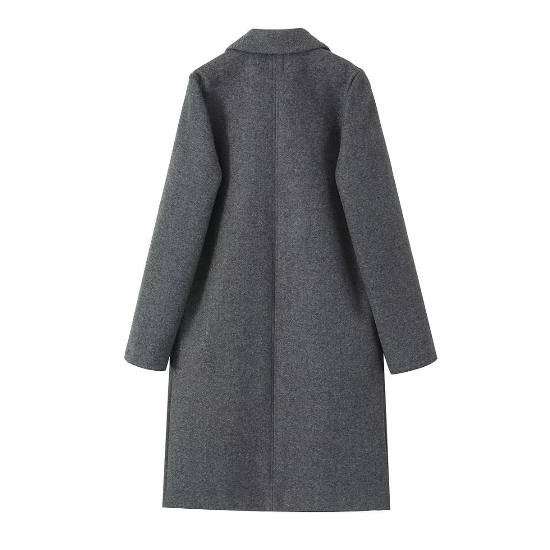 Manteau droit classique pour femmes