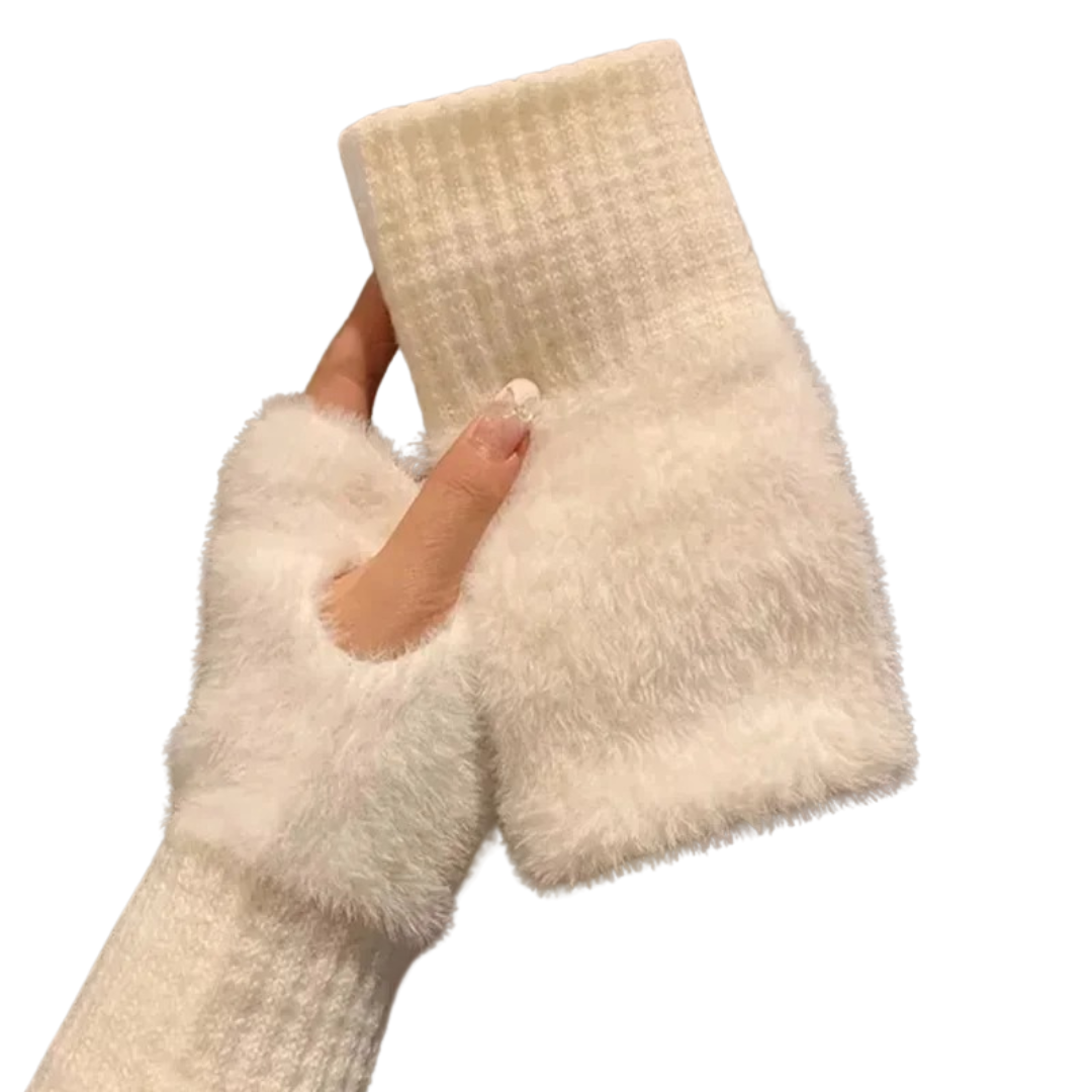 Gants polaires demi-doigts