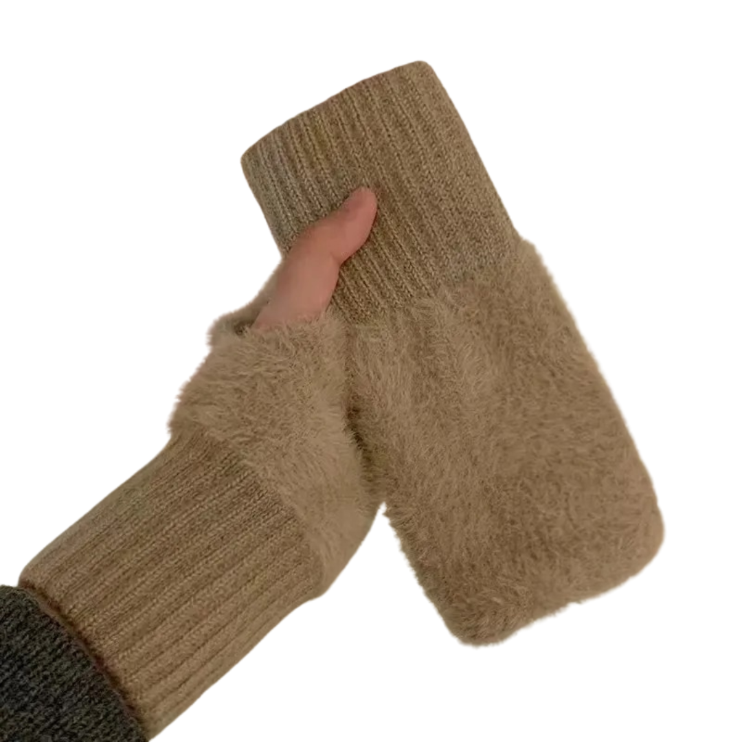 Gants polaires demi-doigts