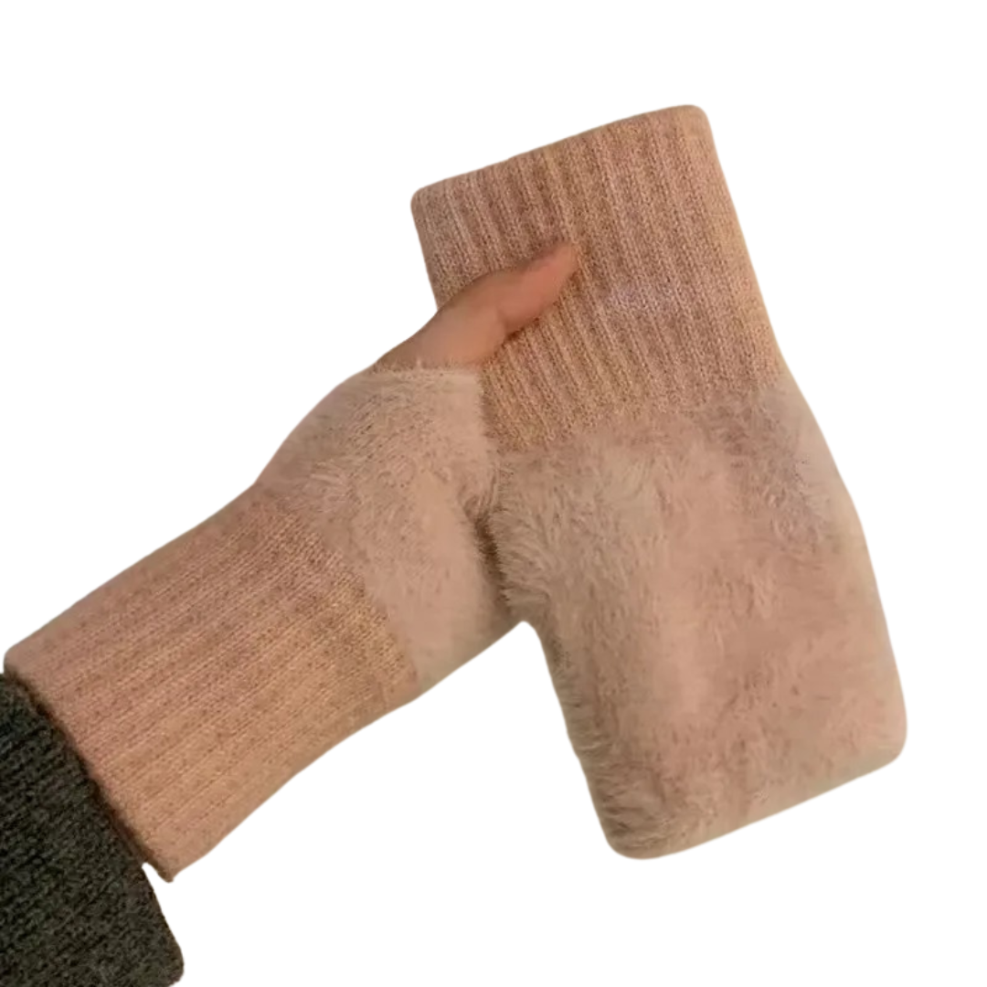 Gants polaires demi-doigts
