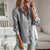Variant image for Chemisier Femme Chic à Manches Longues 100% Polyester-17