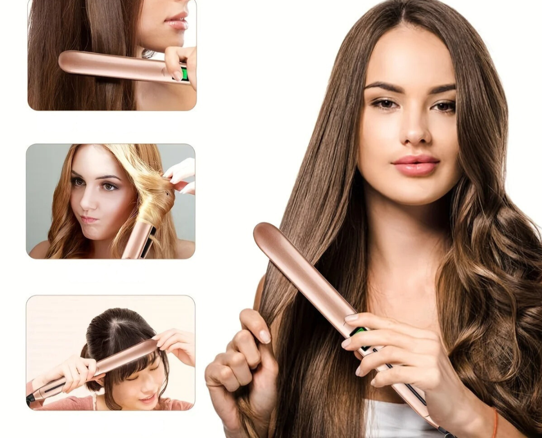 GlamPro | Lisseur et boucleur de cheveux 2 en 1
