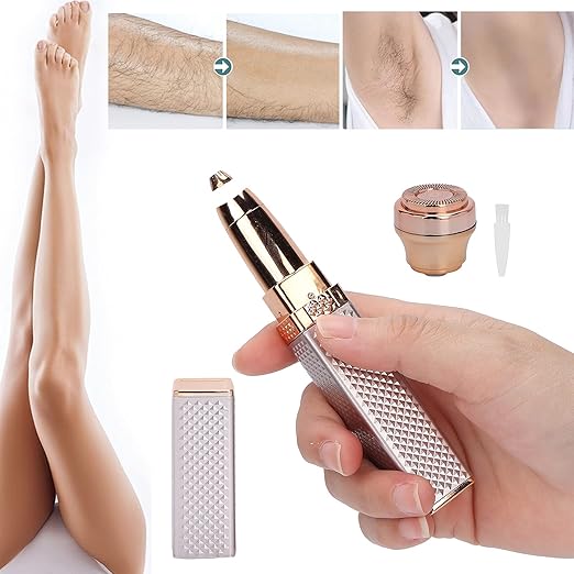 Rasoir à sourcils et rasoir à poils 2 en 1