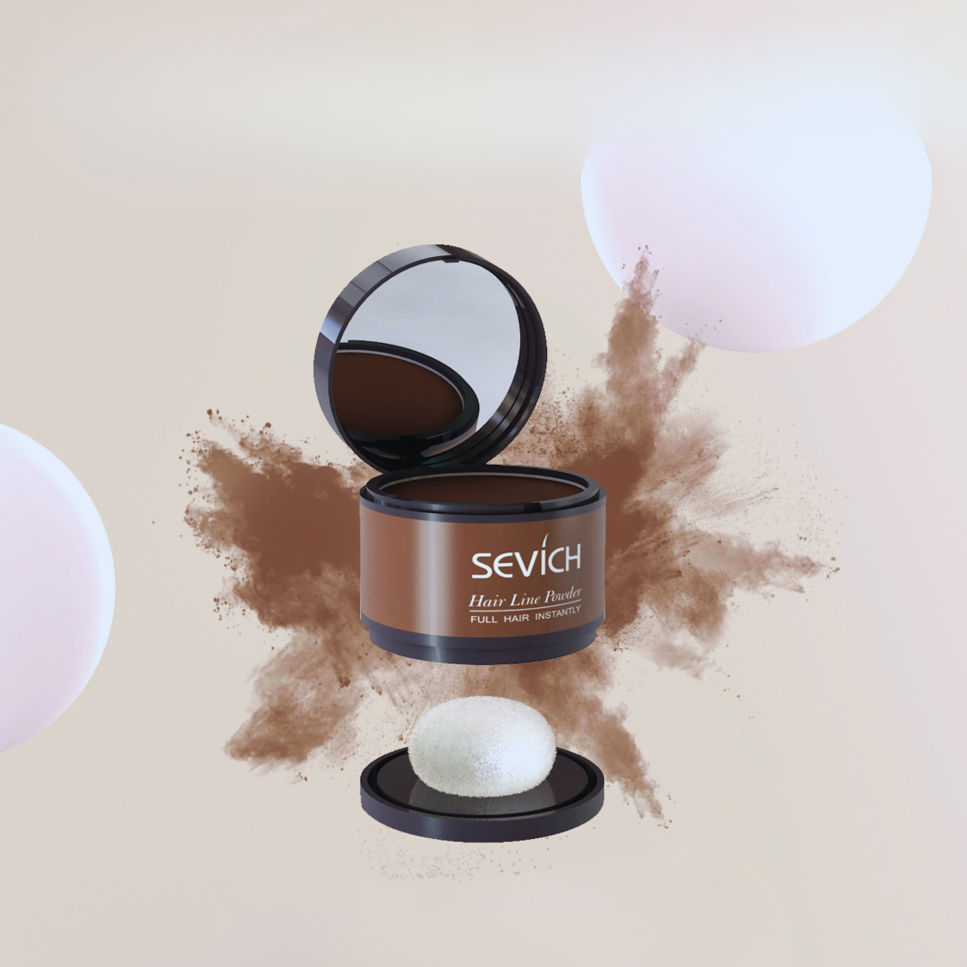 Correcteur de poudre imperméable pour la racine des cheveux