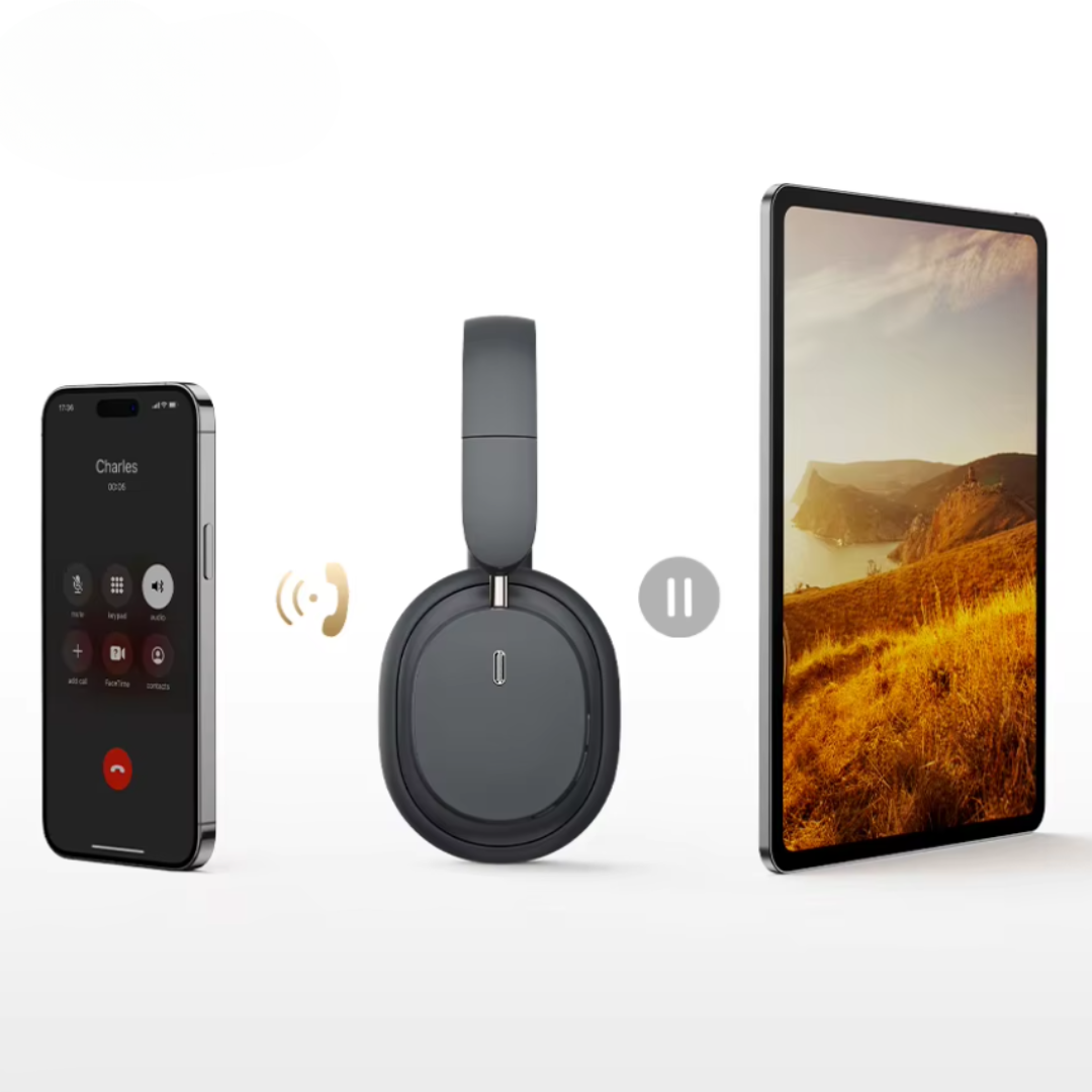 Casque Bluetooth sans fil | Suppression du son et du bruit 3D