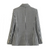 Blazer pied-de-poule à double boutonnage pour femmes