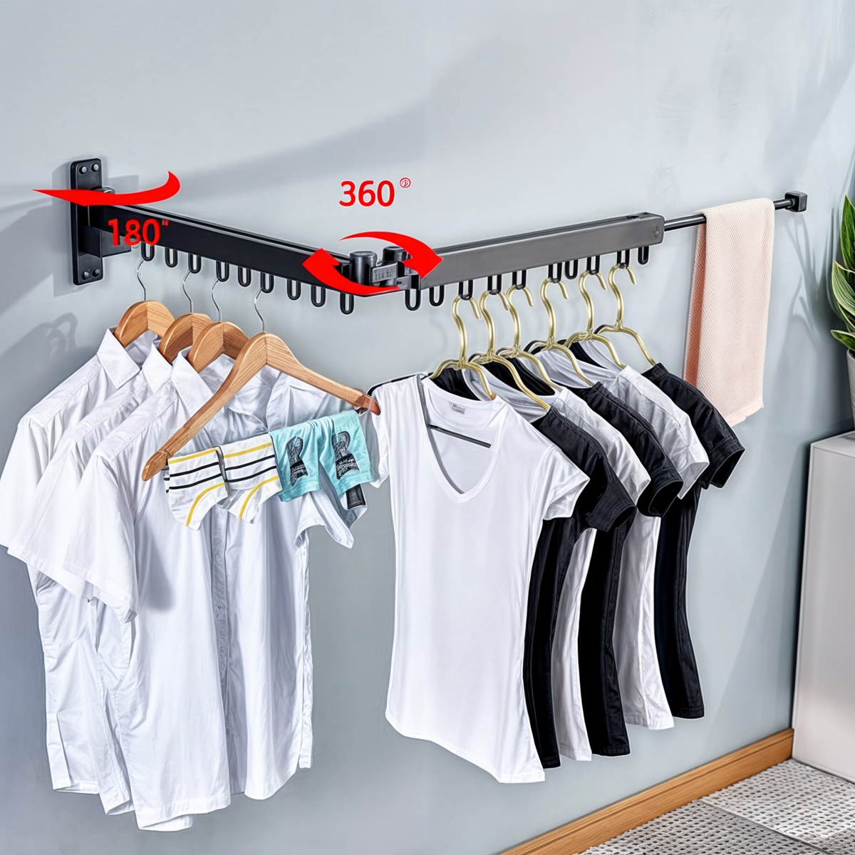 Séchoir à linge rétractable