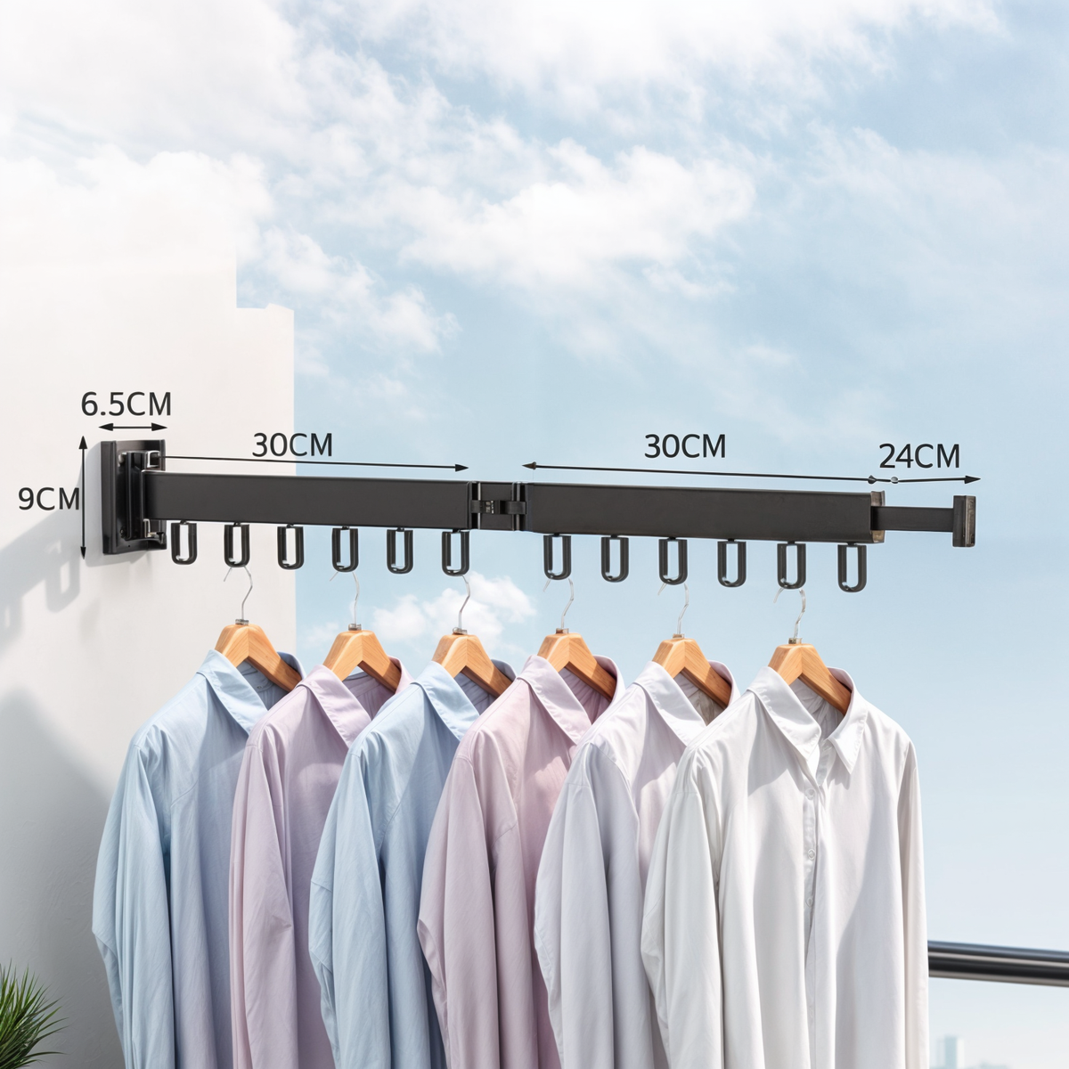 Séchoir à linge rétractable