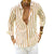 Chemise Homme Rayée Décontractée en Coton Doux 4