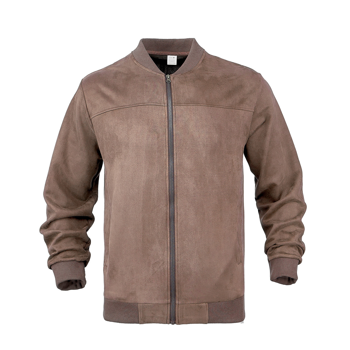 Veste d'hiver pour hommes en daim au design intemporel