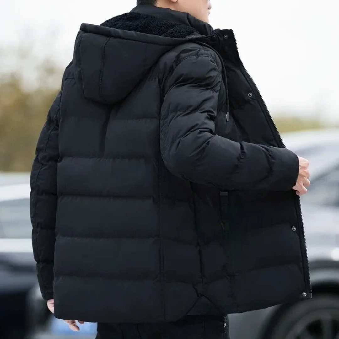 Veste thermique à capuche pour hommes