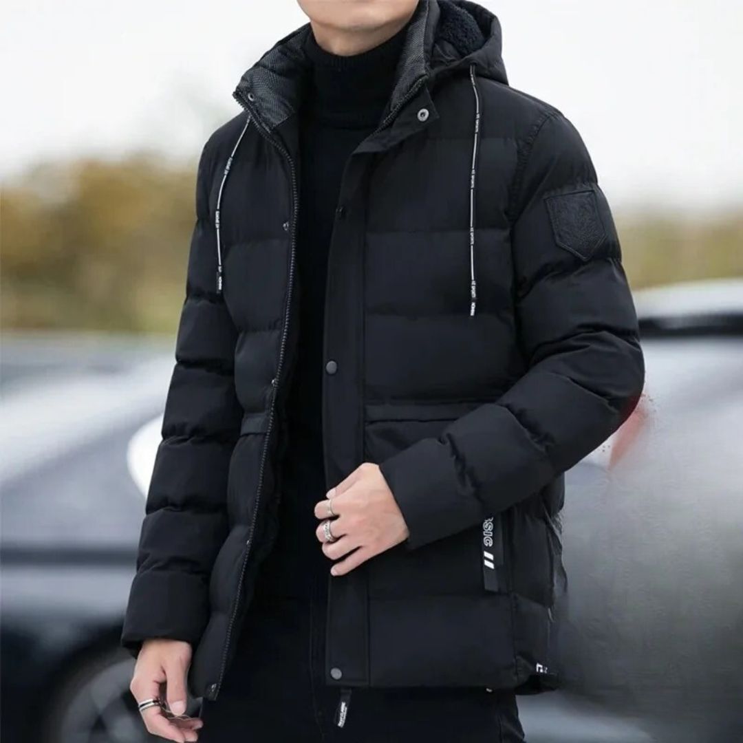 Veste thermique à capuche pour hommes