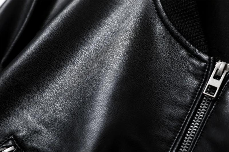 Veste de moto zippée pour femmes
