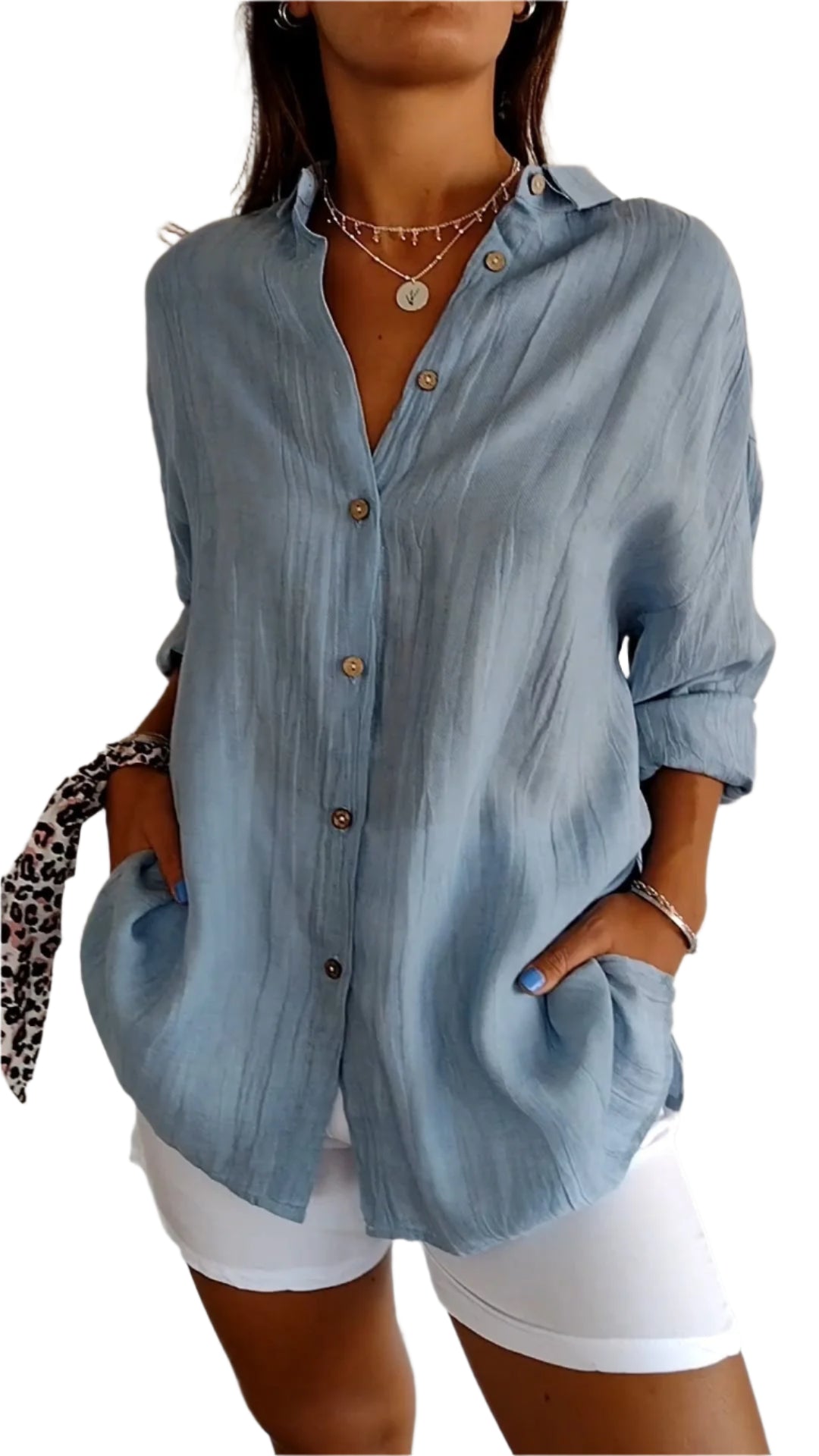 Chemisier Femme Élégant en Polyester 1