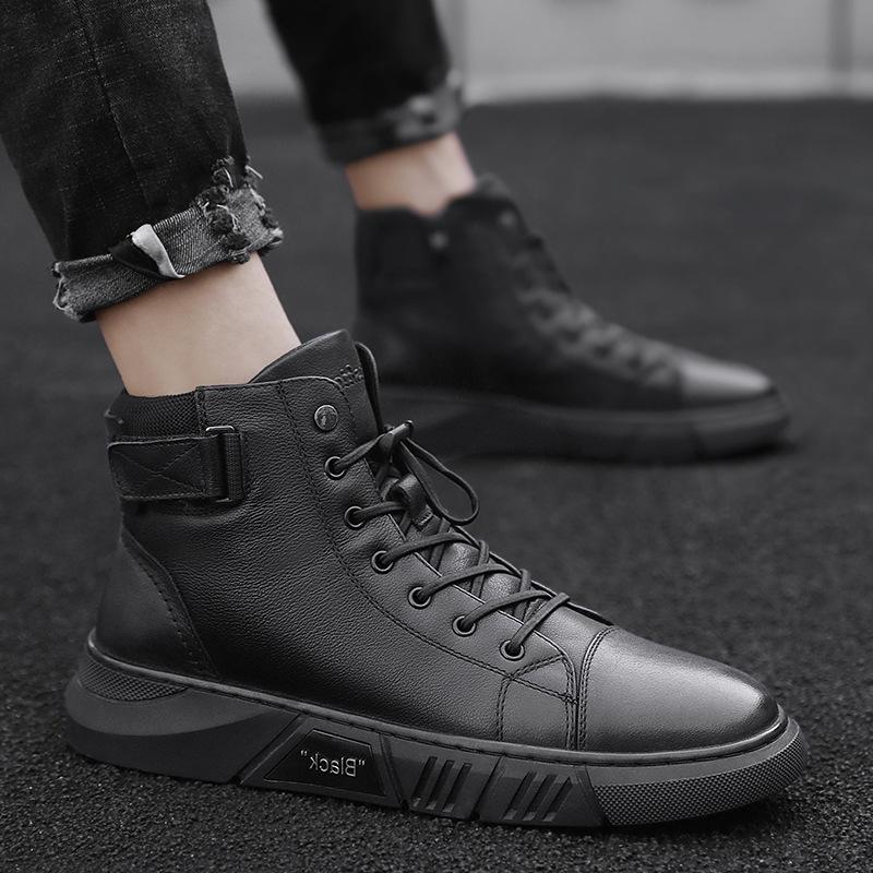 Chaussures pour hommes de randonnée en cuir robuste 3